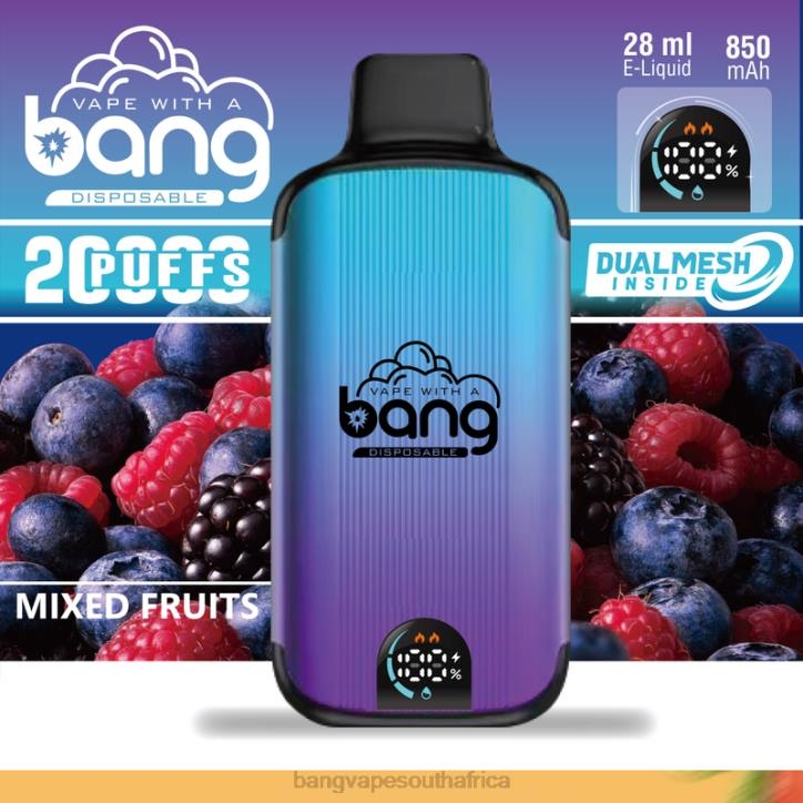 Bang Vape pens - Disposable Bang Vape Digital Smart Screen 20000 puffs X0VV3